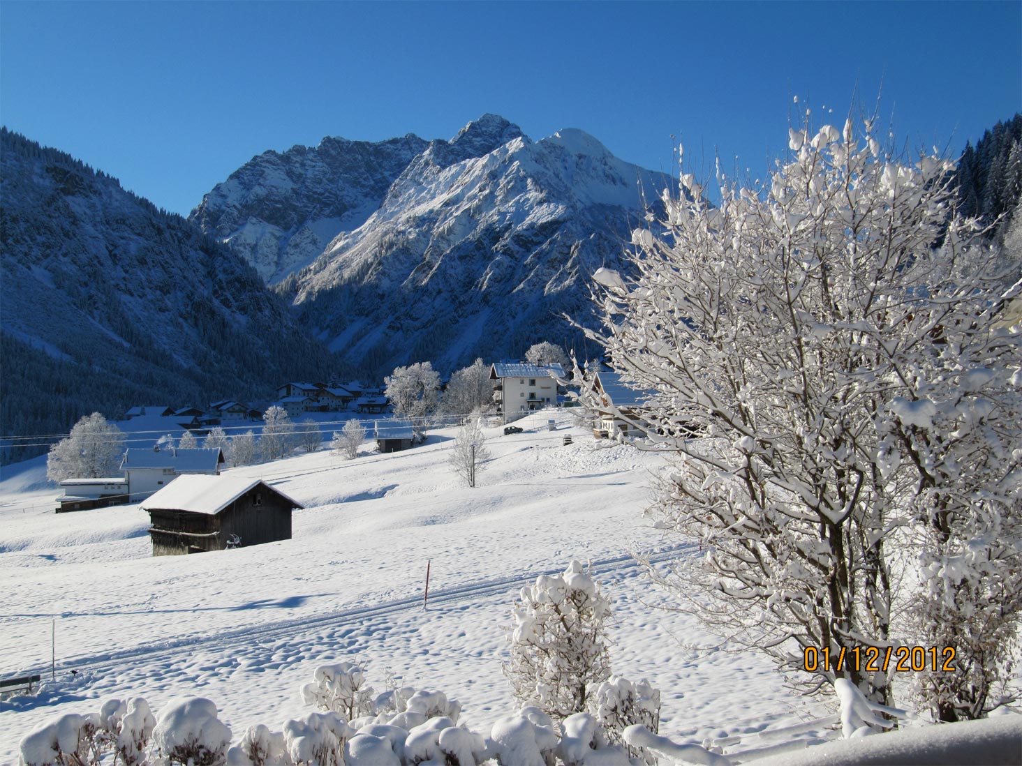 Winter | Ahorn Chalet - Ferienwohnungen im Kleinwalsertal